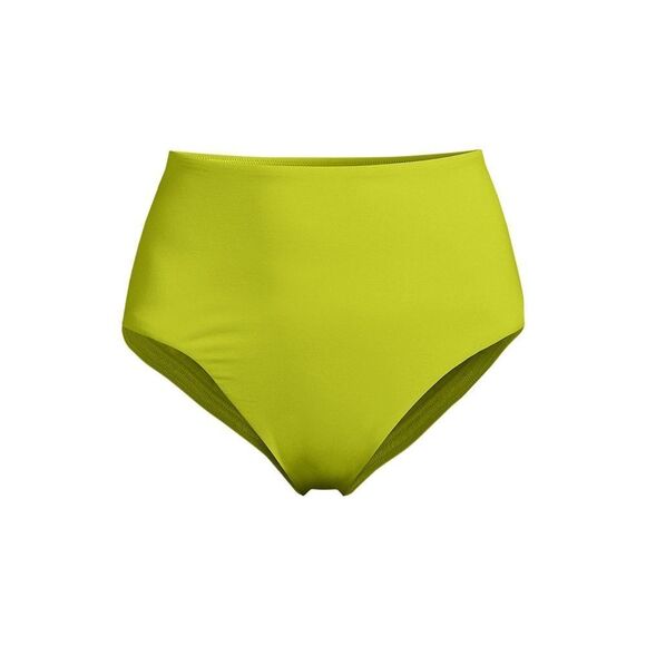 Land's End high waist smoothing control high leg bright 
Lime green bottom 10 - Picture 1 of 4